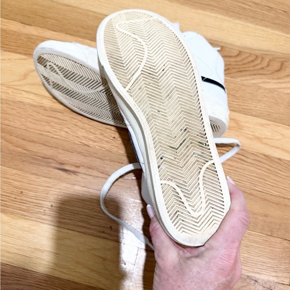 Nike Blazer Mid 77 Womens High Top Sneaker White Sail Black Leather Suede US 9 - Picture 10 of 12
